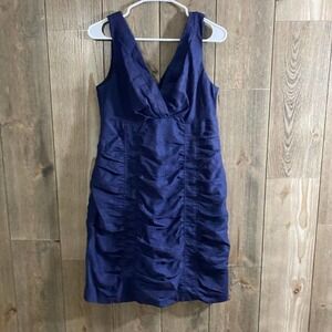 Nanette Lepore Ruched Sleeveless Dress Size 10